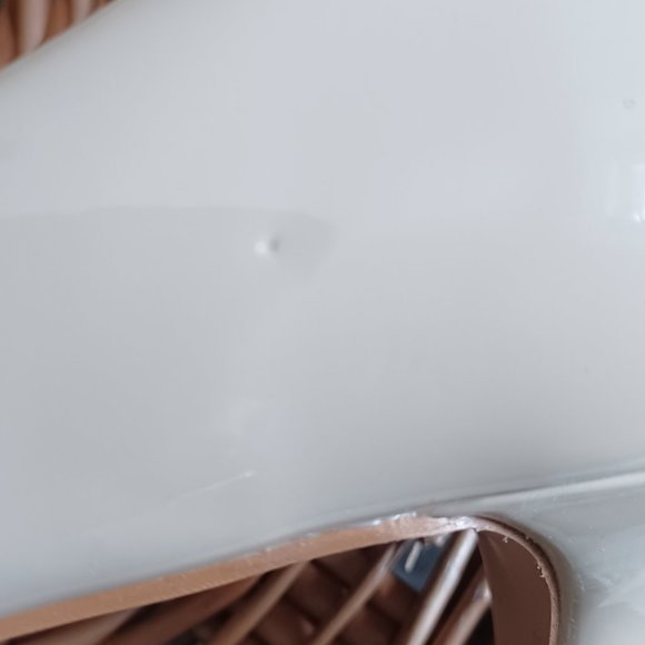 Nude Patent Kitten heel pumps size 6.5 - Picture 3 of 3